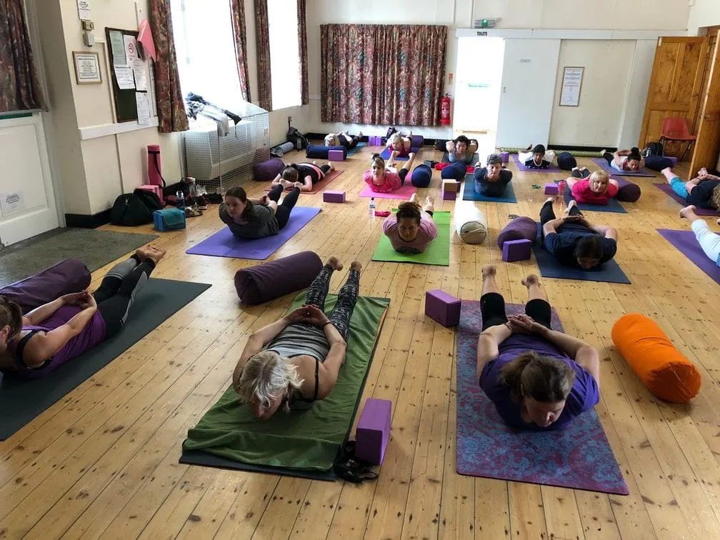 Weekly yoga class with Maria Pettman